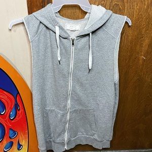 Sleeveless Summer Hoodie Zip Up